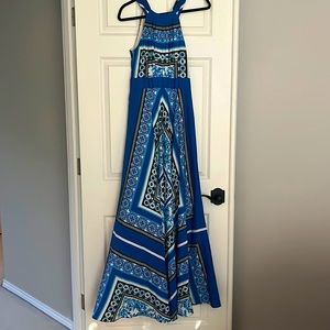 Eliza J, Size 4 maxi blue party dress